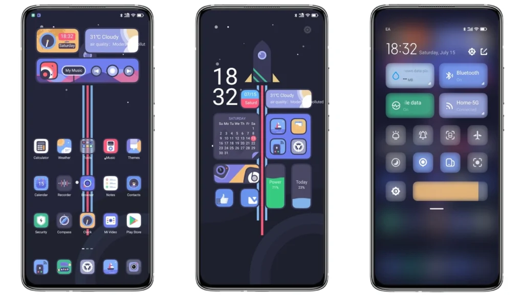 Space time 4 MIUI Theme