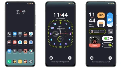 Fluid dial clock MIUI Theme