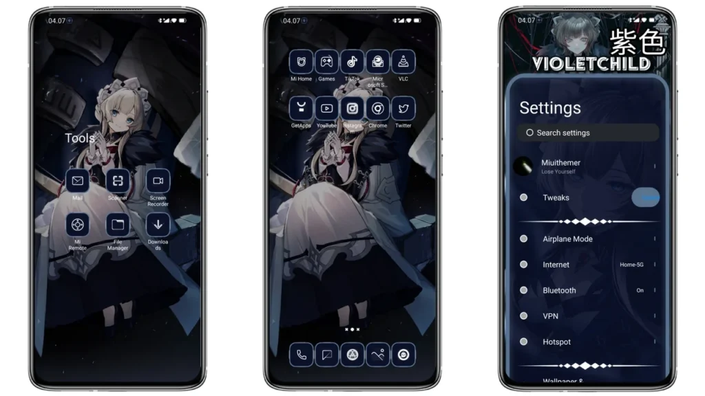 Violetchild MIUI Theme