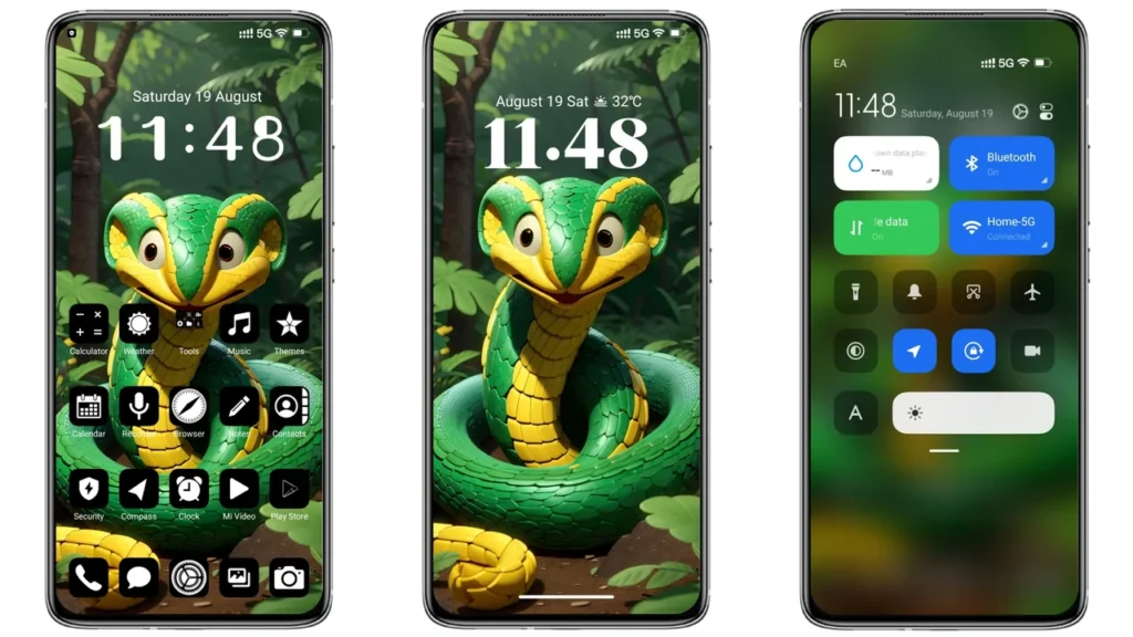 king cobra MIUI Theme