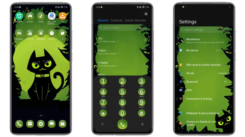 Scary Cat MIUI Theme