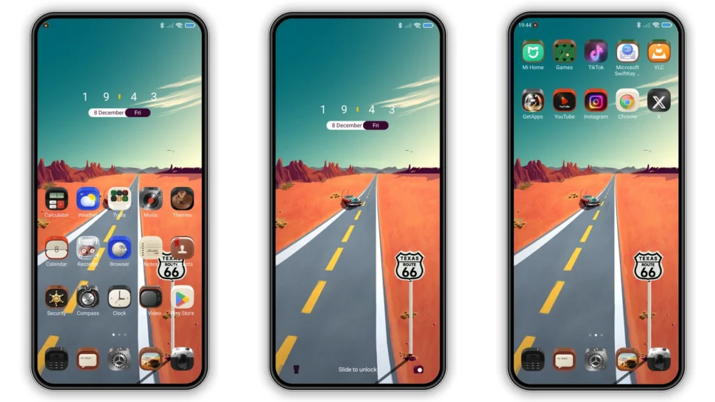 Route66 1990 HyperOS and MIUI Theme