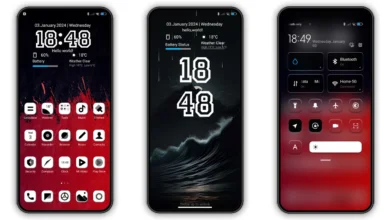 Black red HyperOS and MIUI Theme