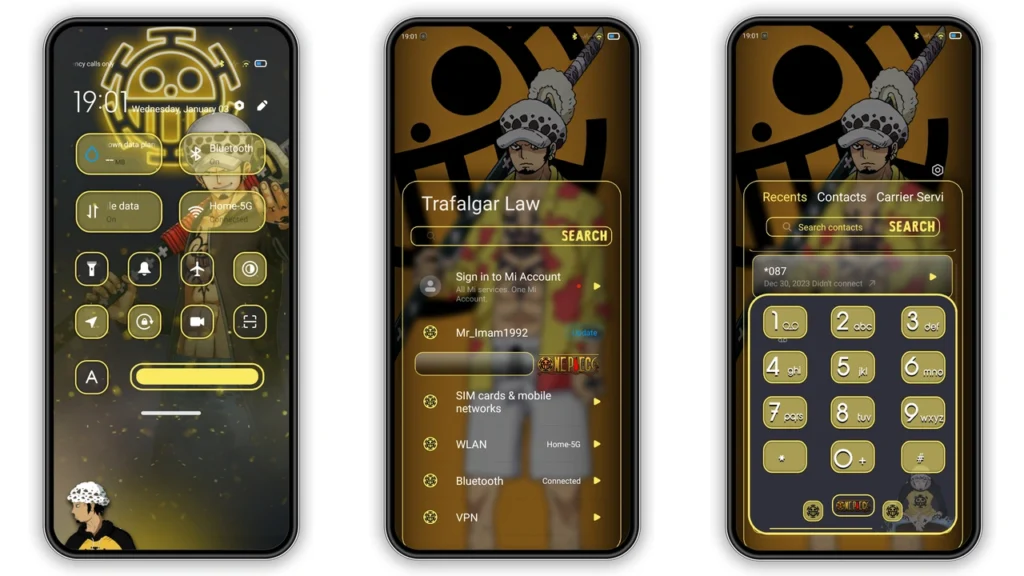 Trafalgar Law HyperOS and MIUI Theme