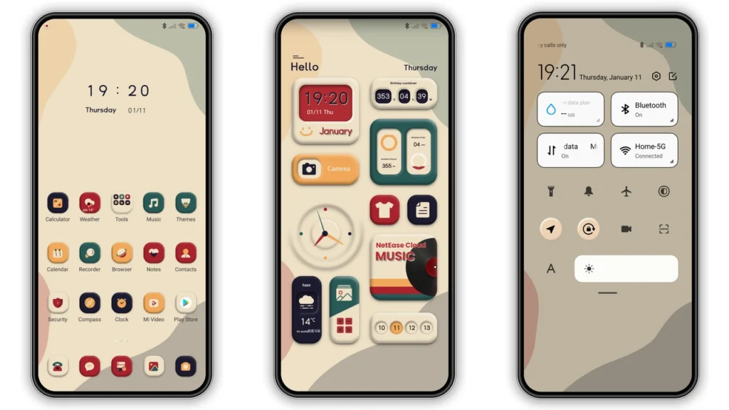 Vintage Morandi HyperOS and MIUI Theme