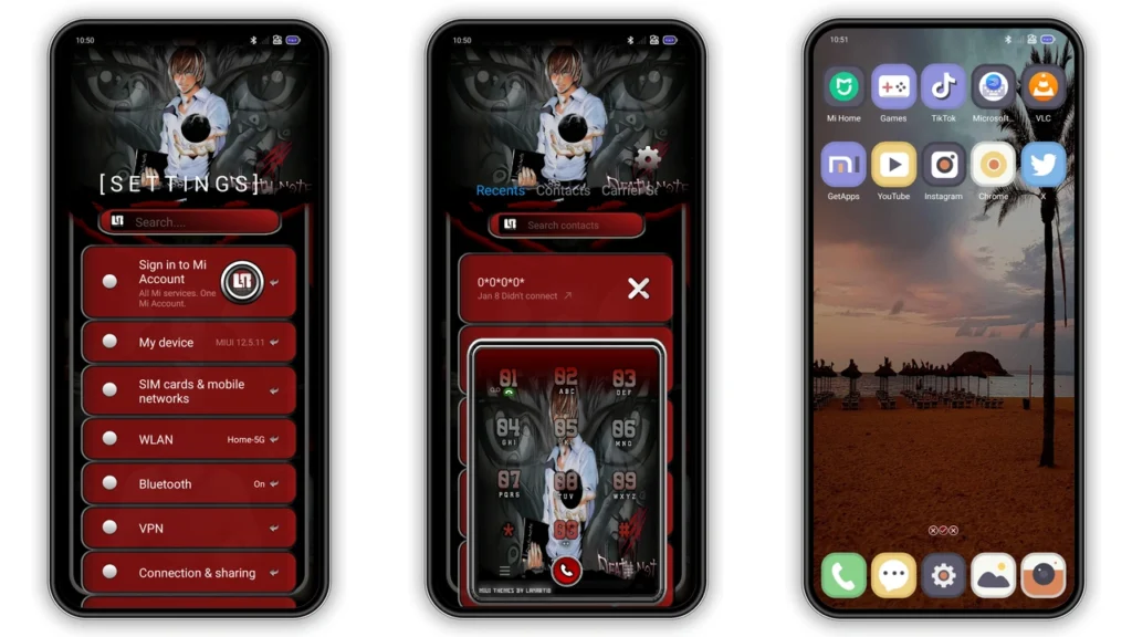 DVRK DEATHNOTE HyperOS and MIUI Theme