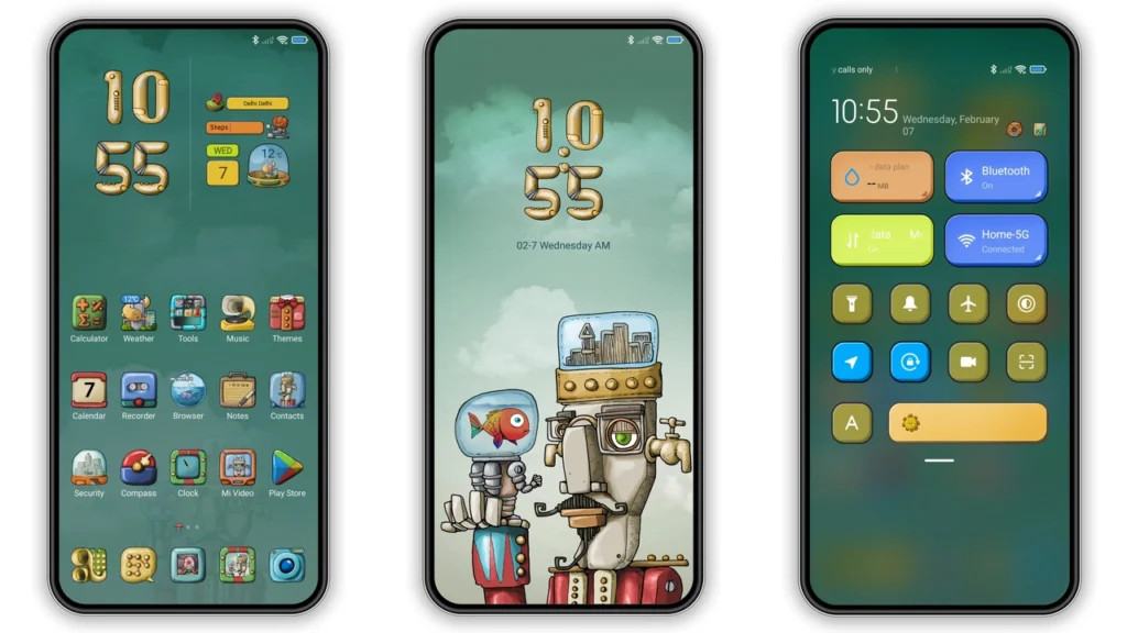 Fish and City HyperOS and MIUI Theme