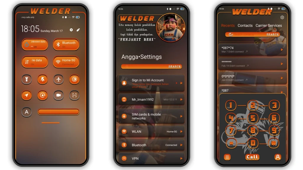 Welder Man HyperOS and MIUI Theme