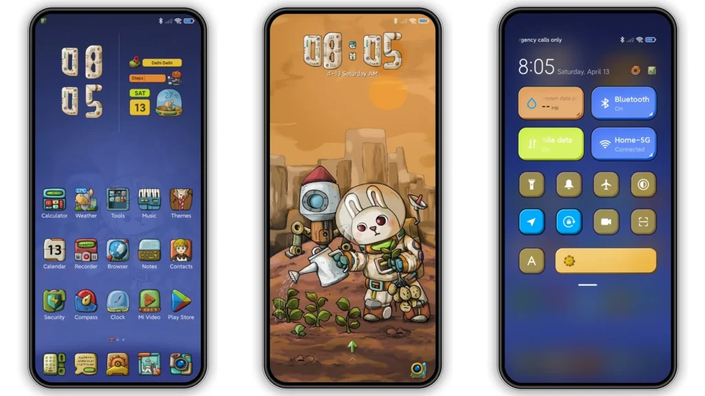 Growing on Mars HyperOS and MIUI Theme