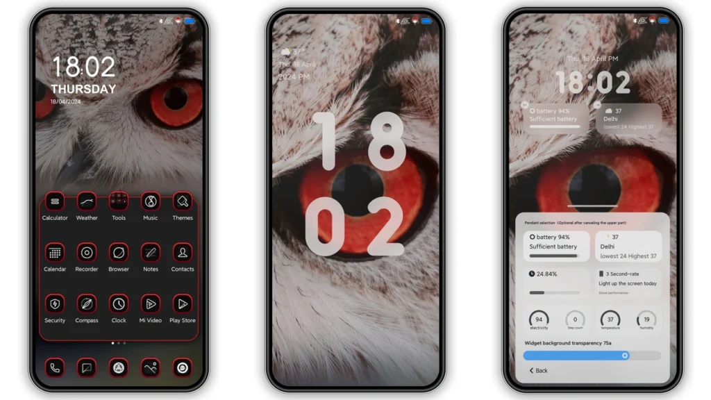 Red Eye HyperOS and MIUI Theme