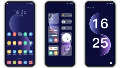 Blue Shadow Mirror MIUI Theme