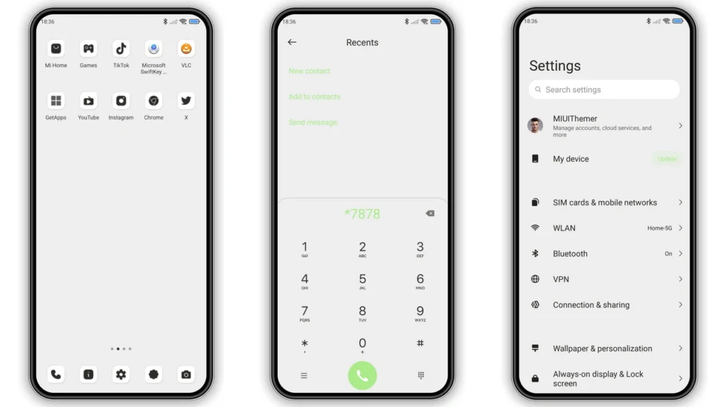 Fresh and summer MIUI Theme