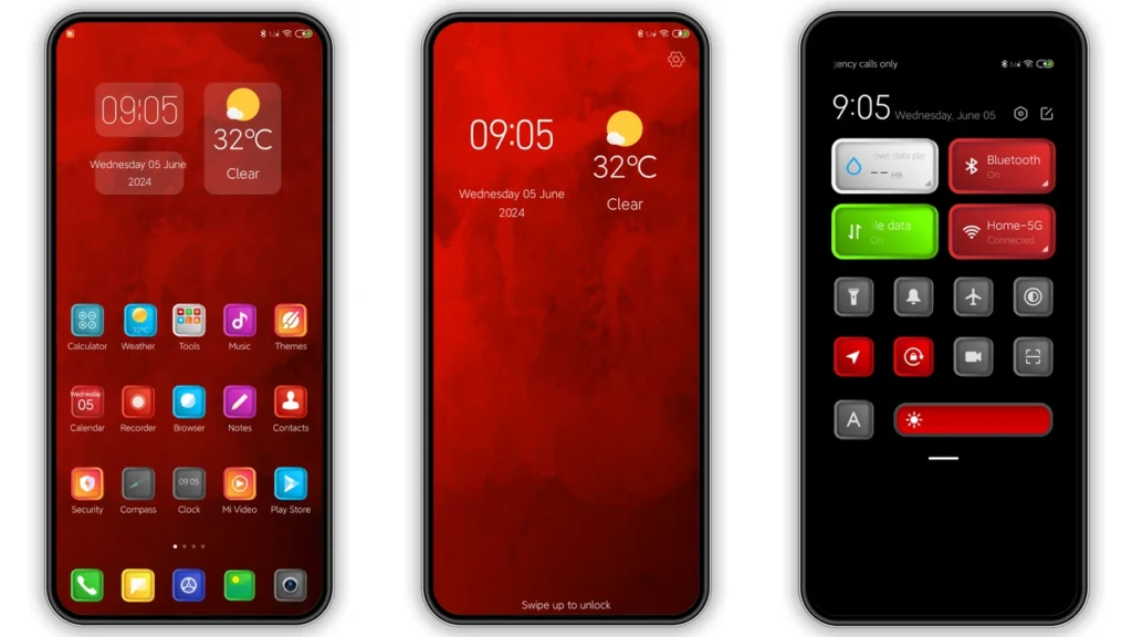 Jiyan Red HyperOS and MIUI Theme