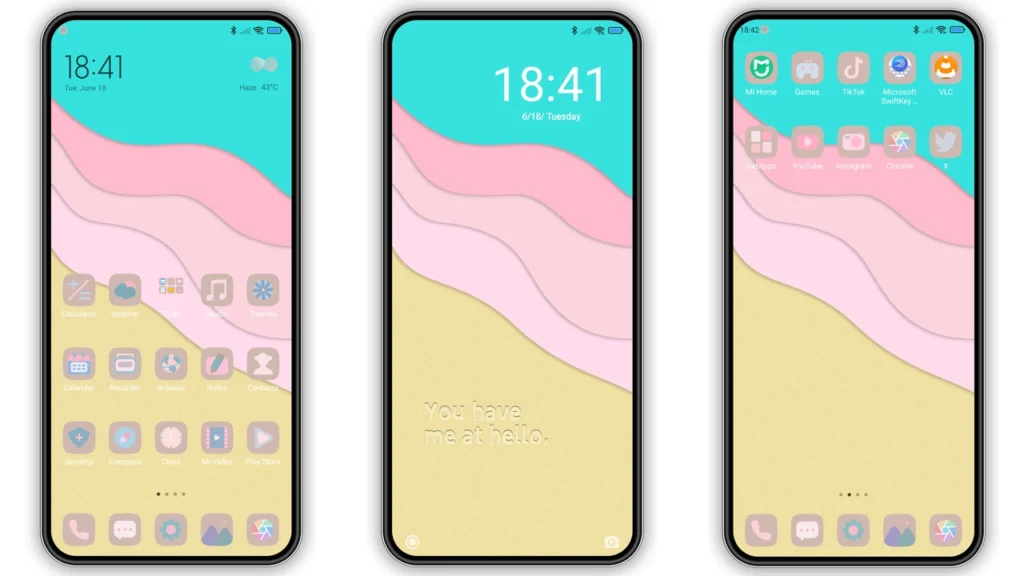 Pink Ocean MIUI Theme
