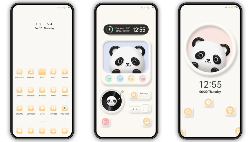 Pocket panda MIUI Theme