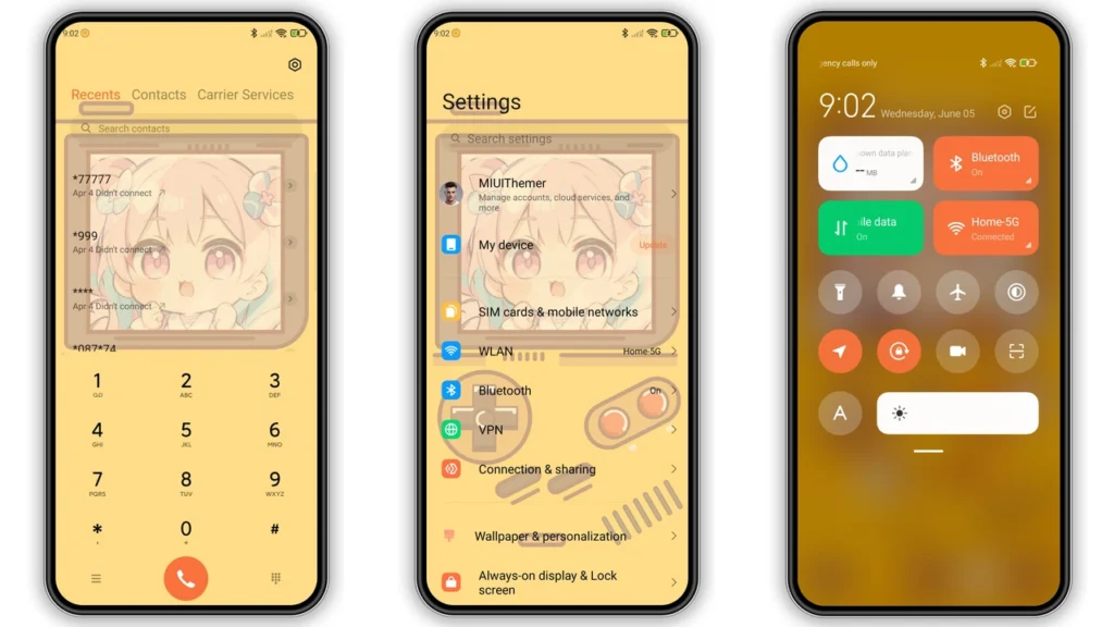 games console MIUI Theme