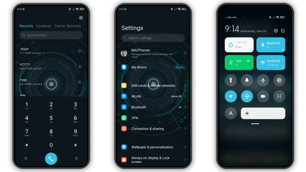 science fiction MIUI Theme
