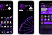 Dark Lavender MIUI Theme