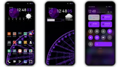 Dark Lavender MIUI Theme