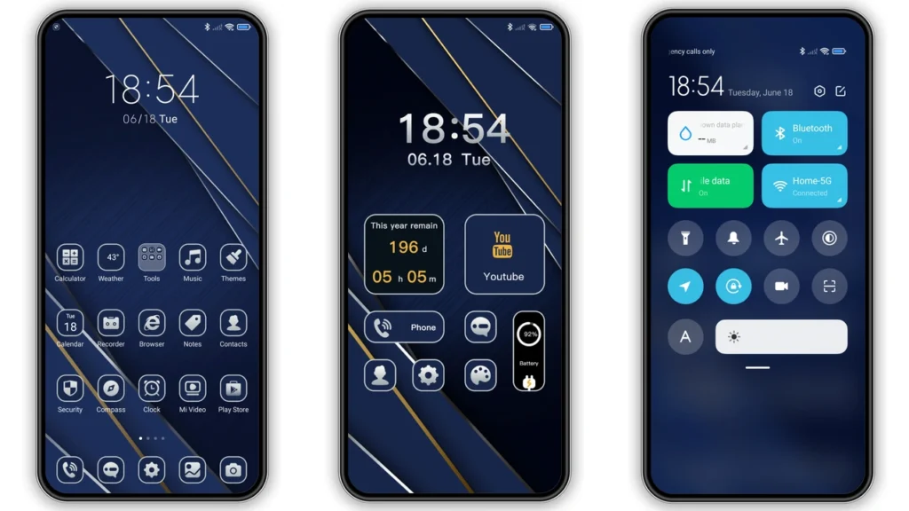 structure MIUI Theme
