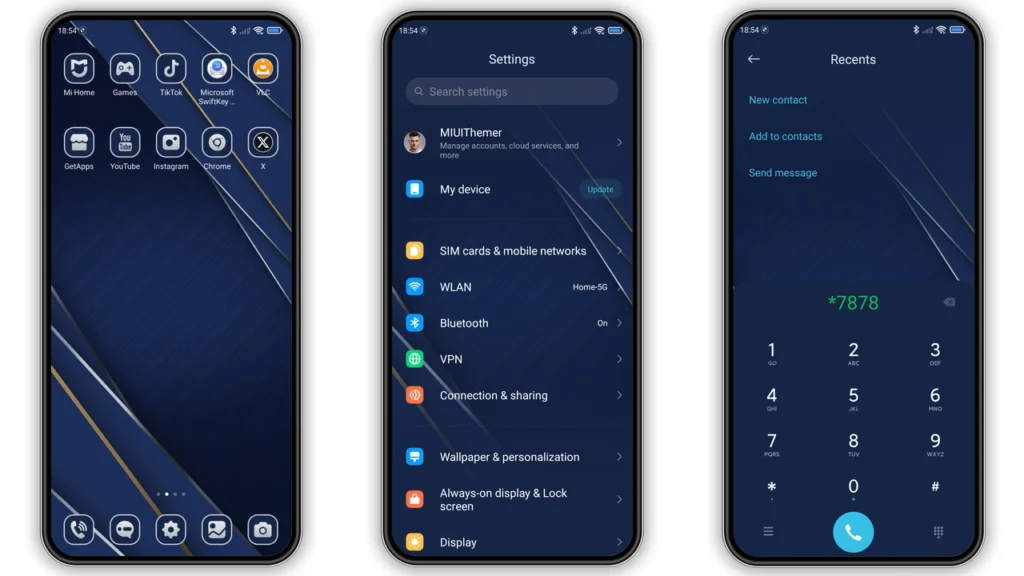 structure MIUI Theme