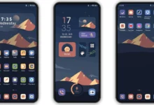 Mountains and rivers HyperOS Theme
