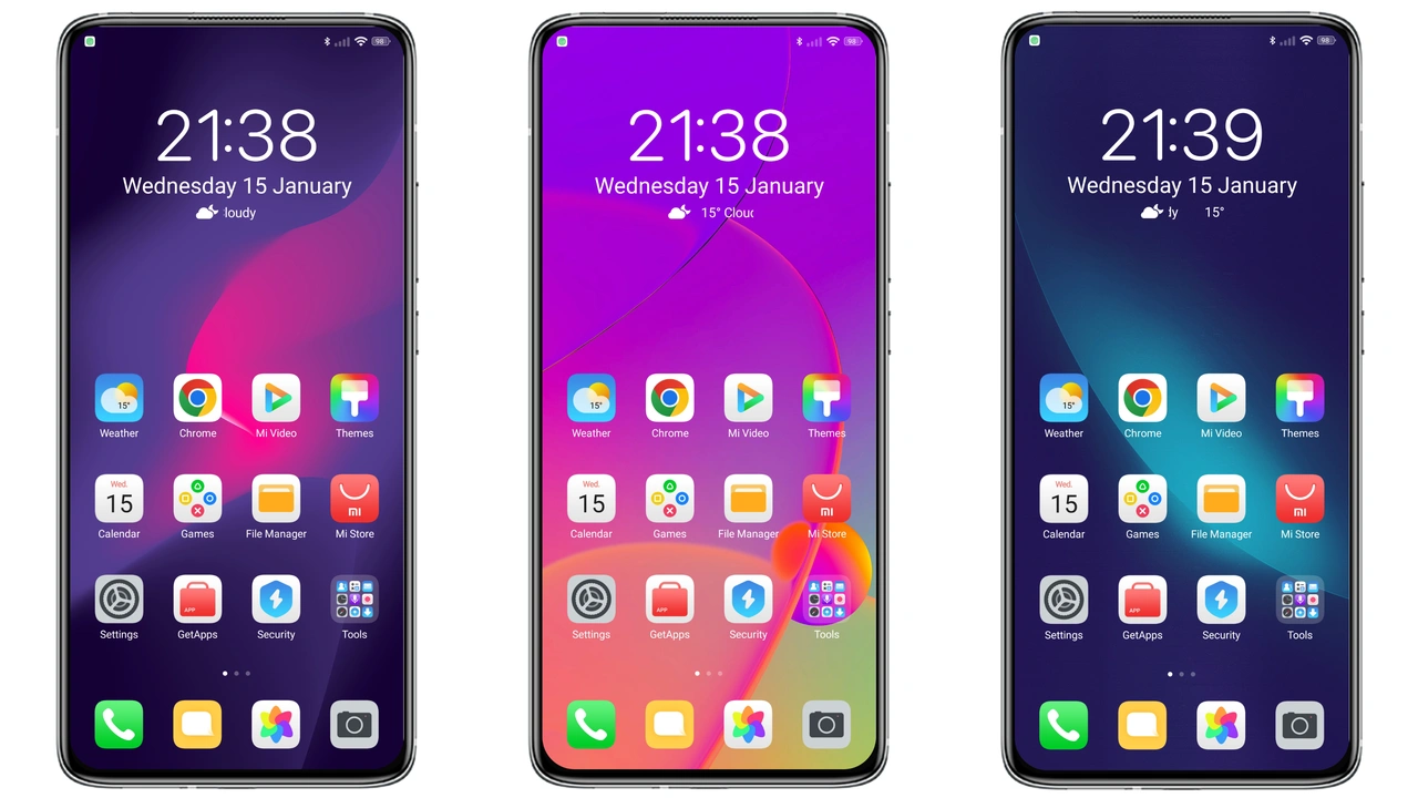 Blue MOD HyperOS Theme: Bold Ocean Look for Xiaomi & Redmi preview 3