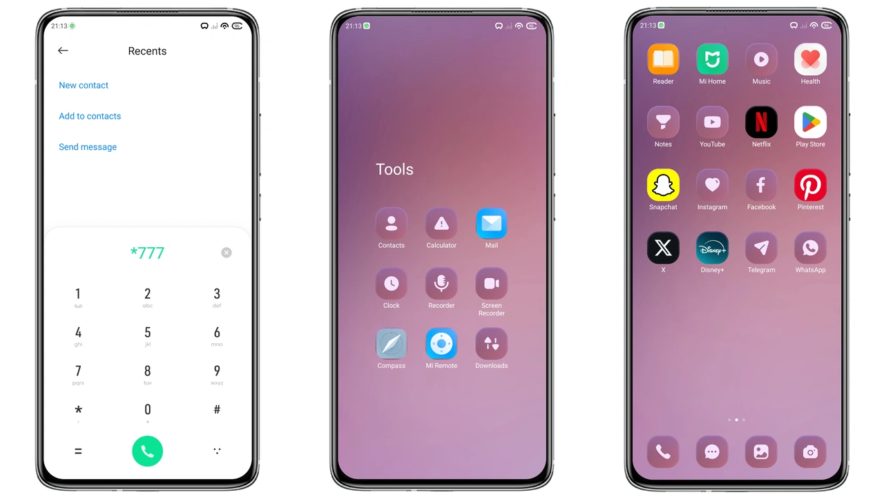 GradPi Pink MIUI Theme for HyperOS – Fresh Look for Xiaomi & Redmi preview 2