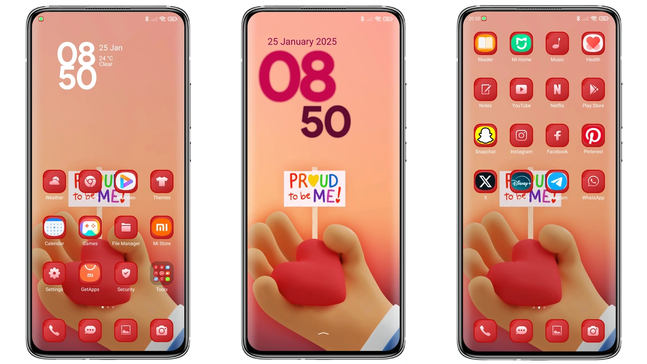 Quote Proud HyperOS Theme Brings Bold Red Flair to Xiaomi Phones