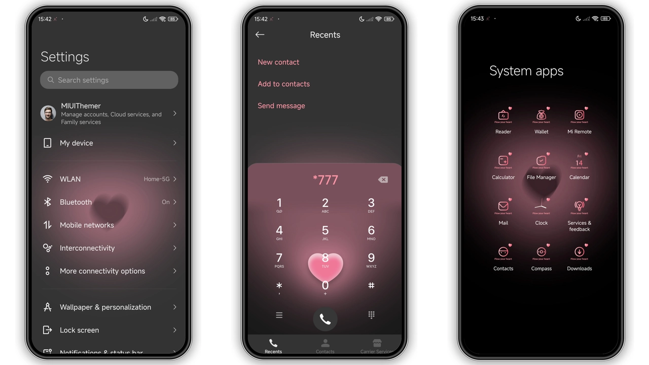 Black Pink Edition HyperOS Theme – Bold, Playful Look for Xiaomi & Redmi preview 2