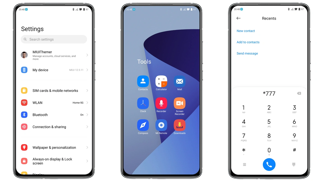 Flat Pebble HyperOS Theme Review – Fresh Blue Minimalism for Xiaomi Phones preview 2