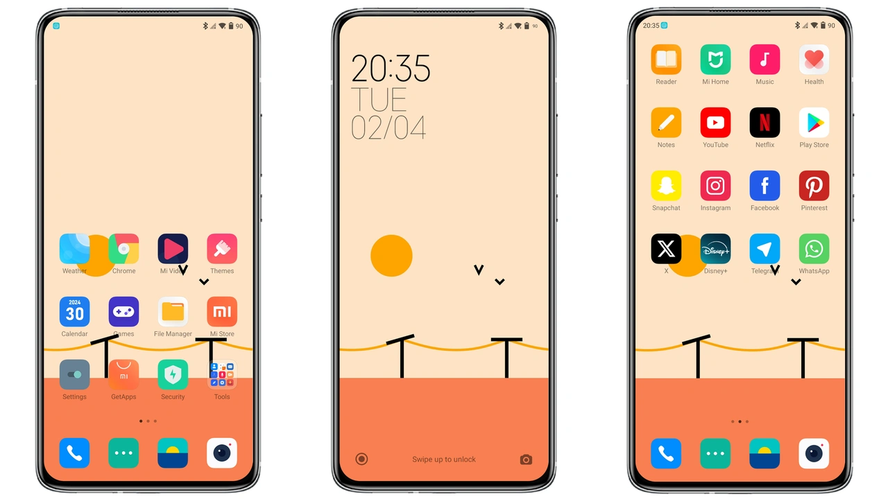 Flat Square HyperOS Theme Review: Colorful Minimalism for Xiaomi & Redmi