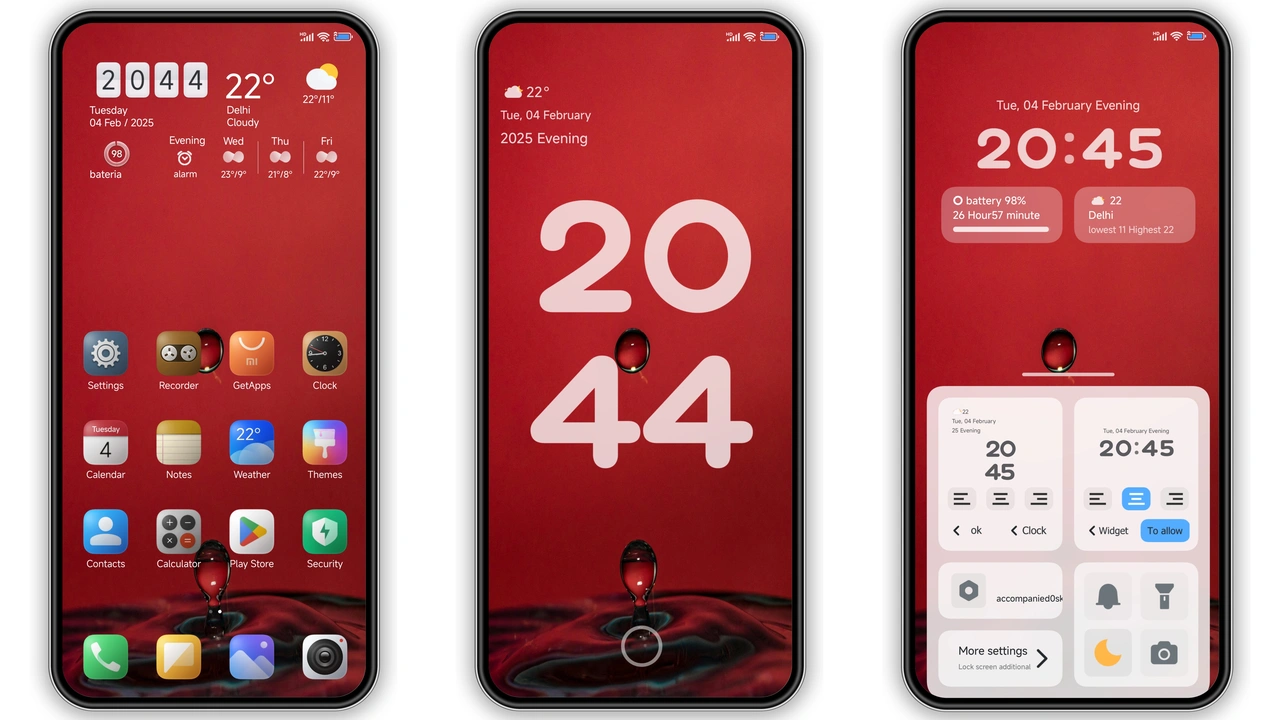 IgThemeV15 HyperOS Theme Review: Bold Red Look for Xiaomi & Redmi preview 2