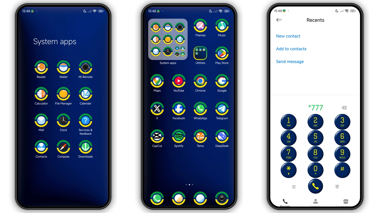 Jiyan BR HyperOS Theme Review: Bold Blues, Fresh Greens for Xiaomi & Redmi preview 2