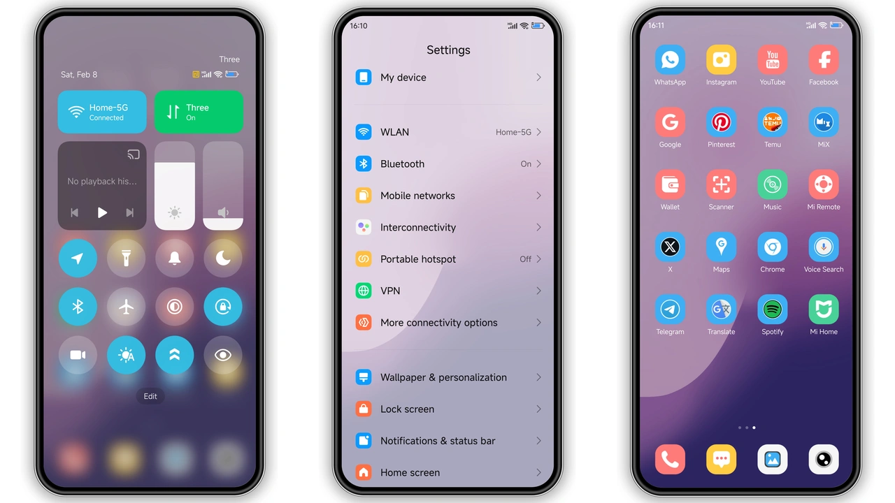 Light Purple HyperOS Theme for Xiaomi & Redmi – Fresh Look & Smooth Experience preview 2