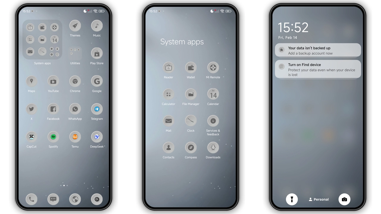 Uhuyy HyperOS Theme Review: Fresh Gray Aesthetic for Xiaomi & Redmi preview 2