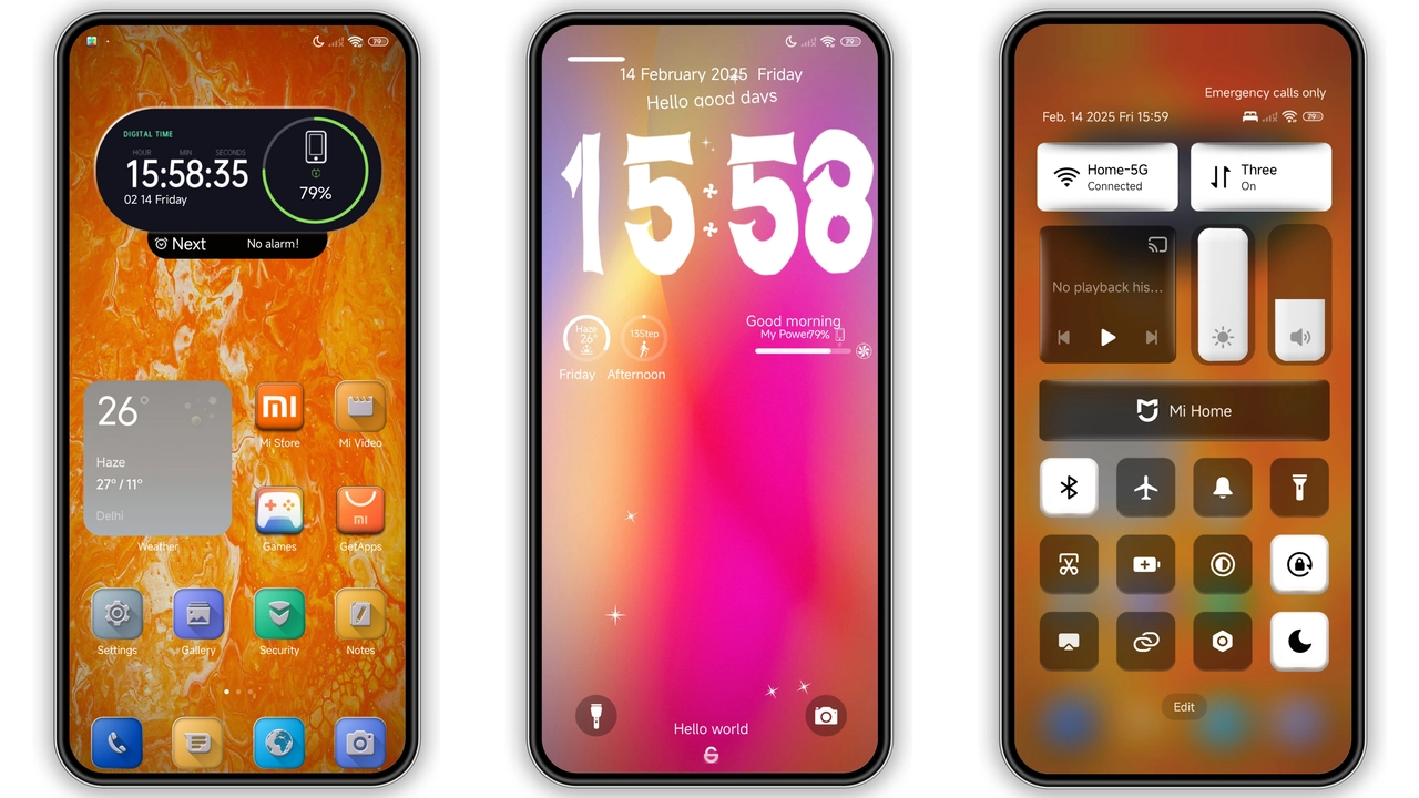 Zek v15 HyperOS Theme Review: Bold Orange‑Red Look for Xiaomi & Redmi