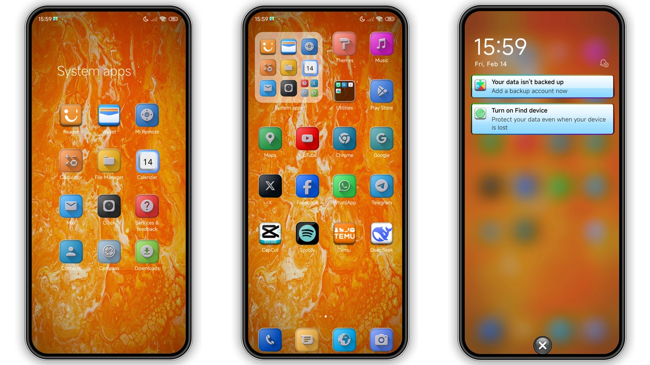 Zek v15 HyperOS Theme Review: Bold Orange‑Red Look for Xiaomi & Redmi preview 2