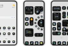 Black white simple HyperOS Theme