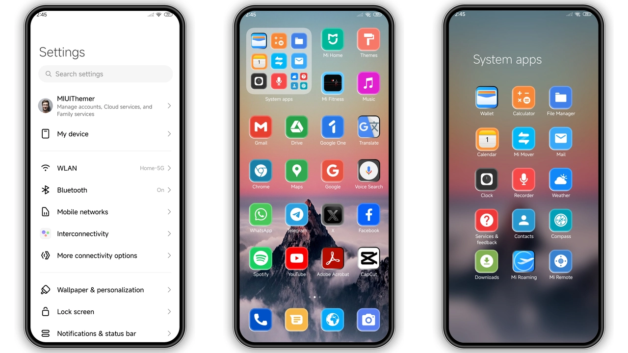Cloudy Mountains Theme Brings Alpine Calm to HyperOS Phones preview 2