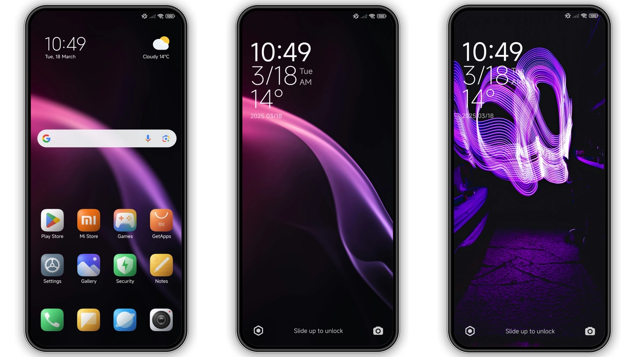 Dw-PlayV15 HyperOS Theme Review: Bold Purple‑Black Look for Xiaomi & Redmi