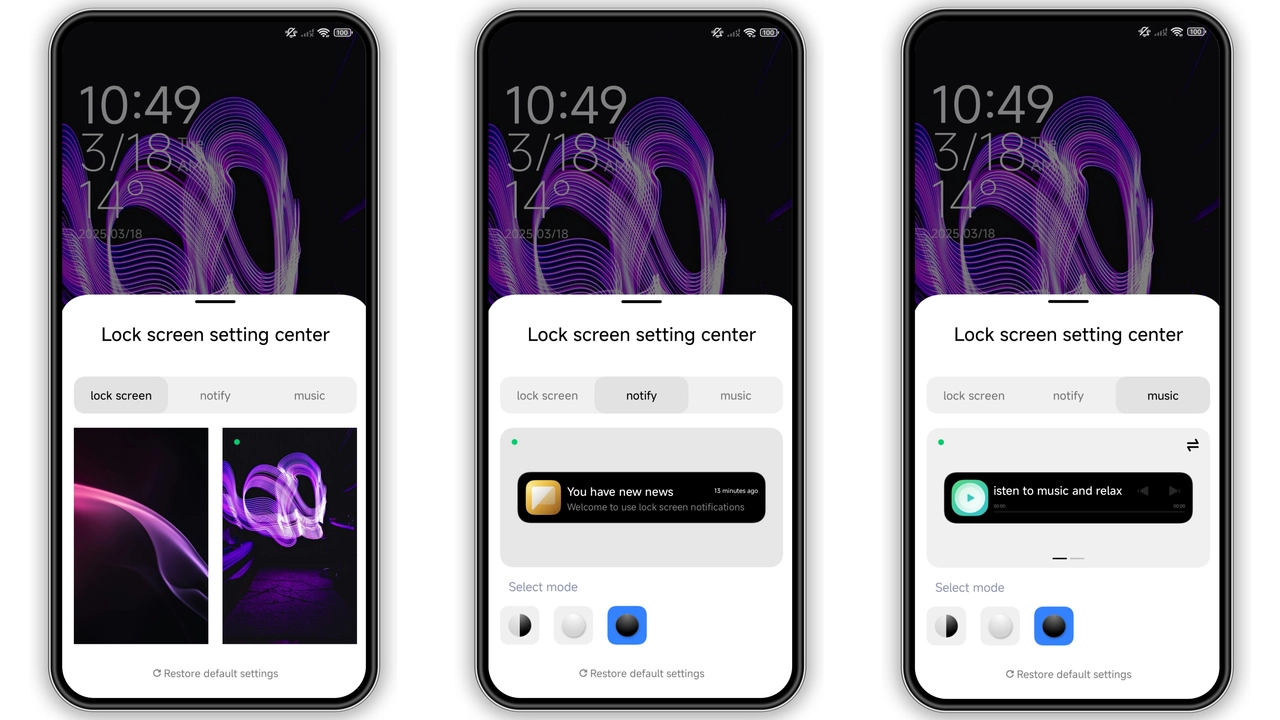 Dw-PlayV15 HyperOS Theme Review: Bold Purple‑Black Look for Xiaomi & Redmi preview 2