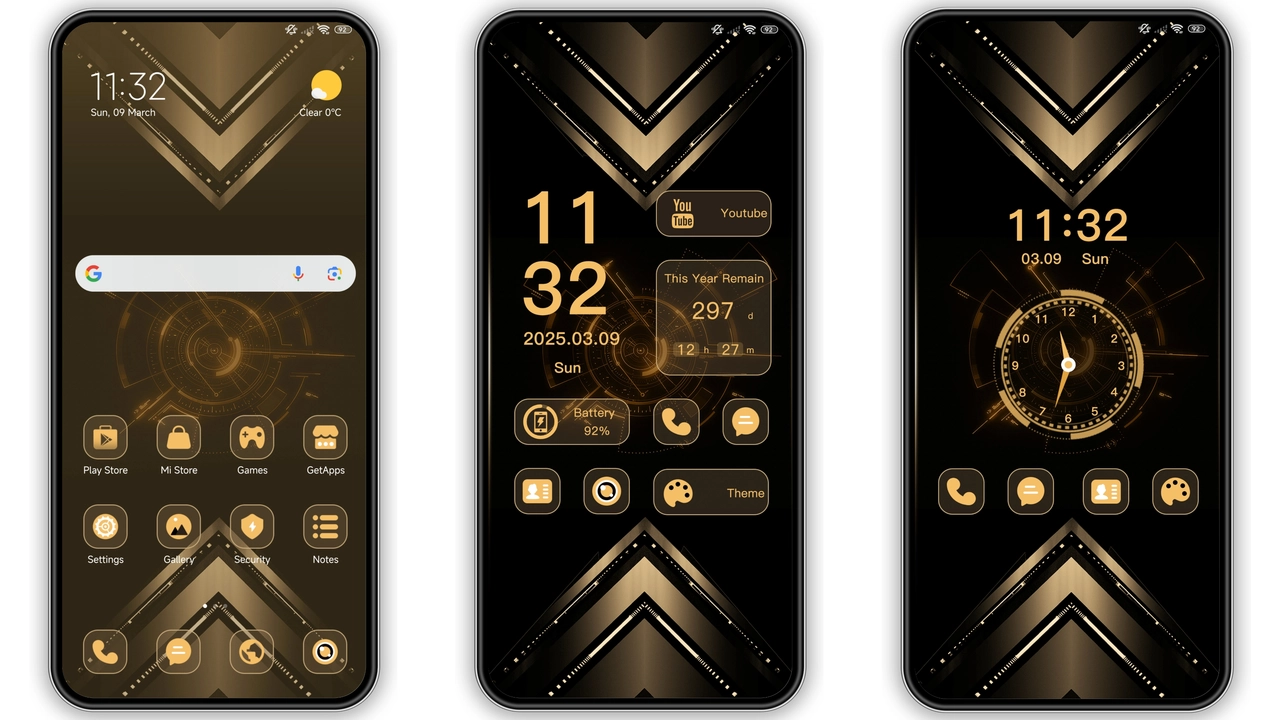Metal Business HyperOS Theme: Sleek Metallic Look for Xiaomi & Redmi
