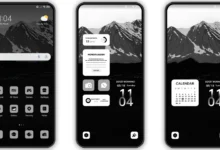 Mountains black HyperOS Theme