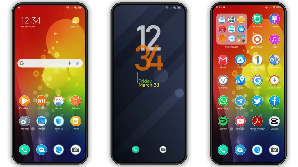 Multicolor MIUI Theme