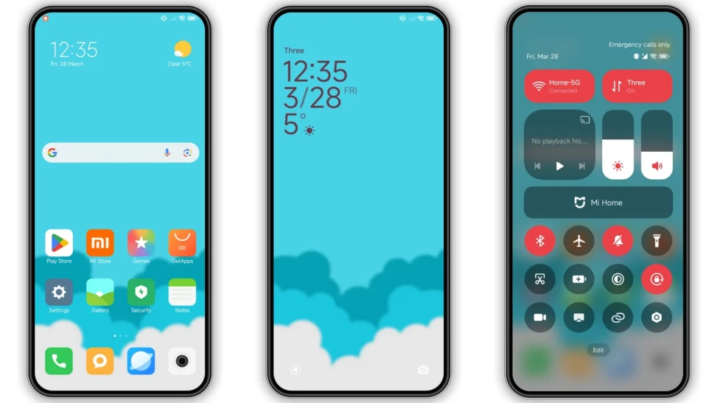 Ocean Blue HyperOS Theme