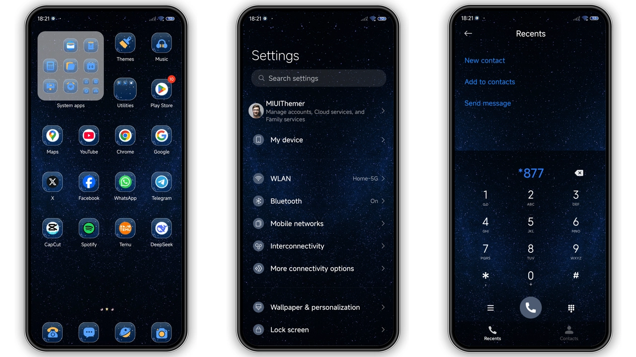 Star Records HyperOS Theme Review: Cosmic Dark Look for Xiaomi & Redmi preview 2