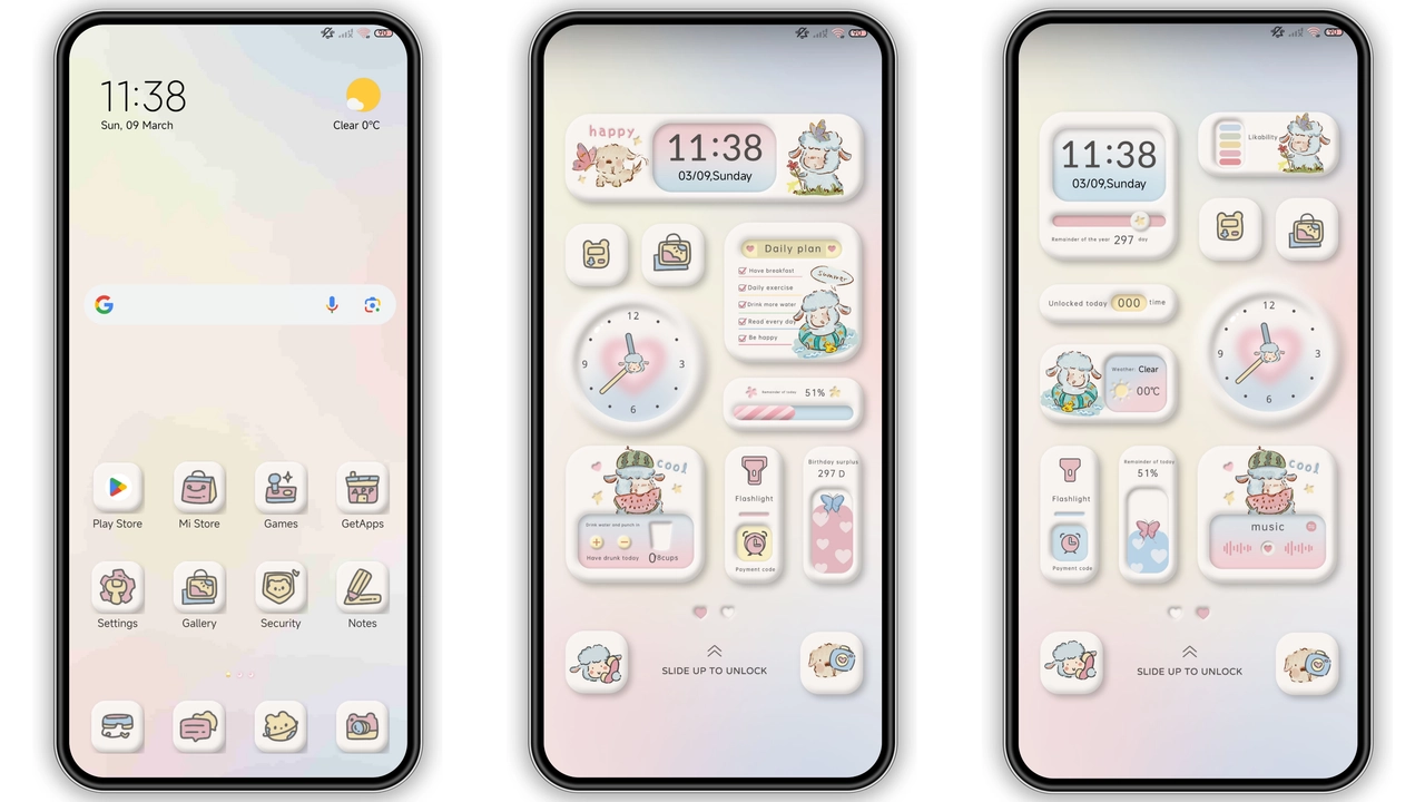 Summer Lamb HyperOS Theme Brings Pastel Play to Xiaomi & Redmi