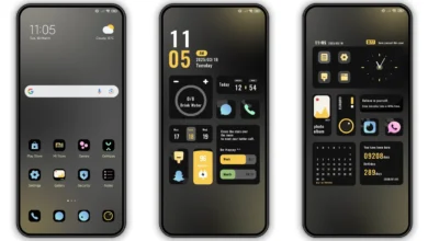 Yellowblack system HyperOS Theme