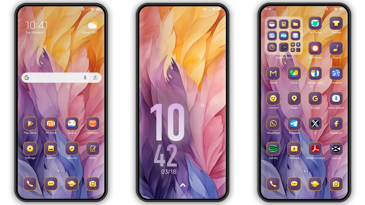 Colorful Wings Theme Brings Playful Flair to HyperOS & MIFi Phones